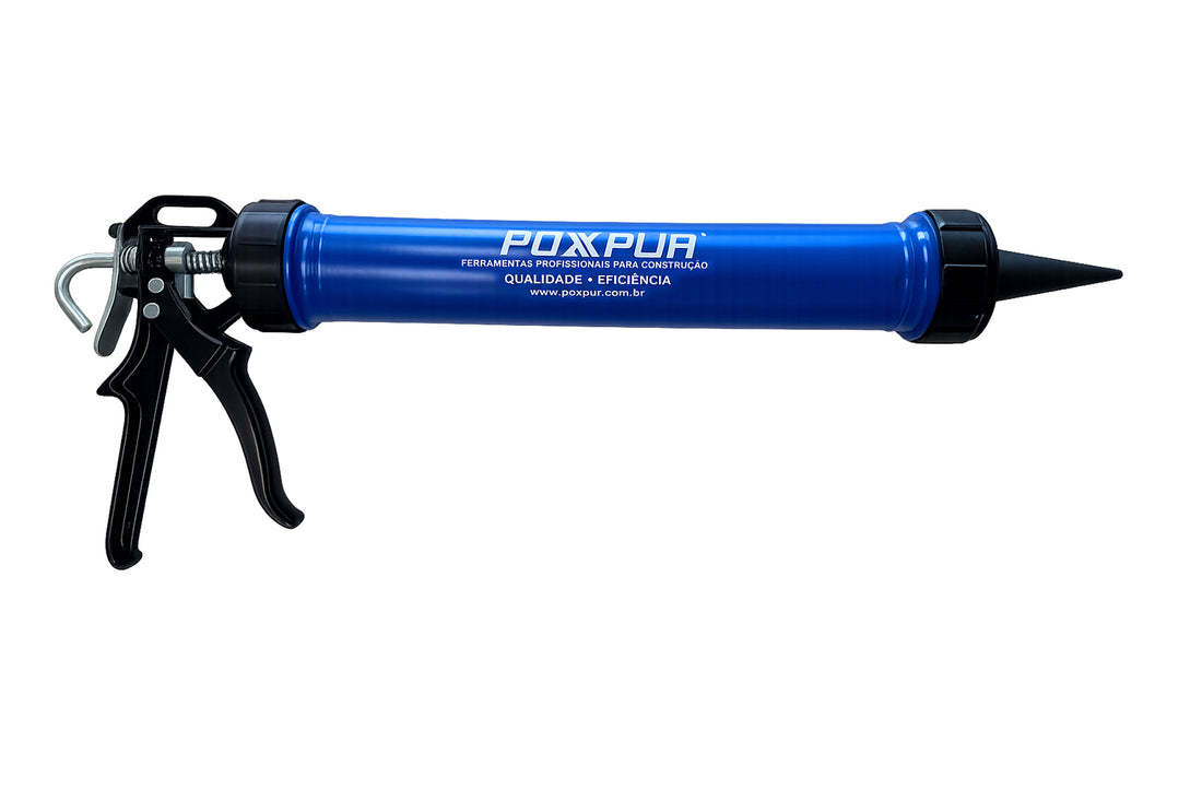 Pistola Aplicadora de Cartucho e Sachê - 600g, 800g, 870g Azul