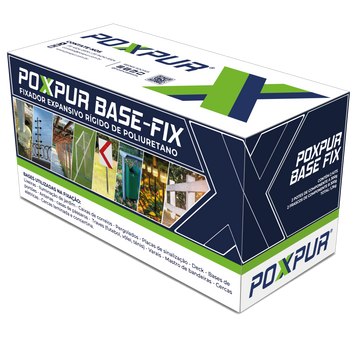 Espuma Expansiva PU Poxpur Estrutural Base Fix Bicomponente A+B Verde 1,320KG