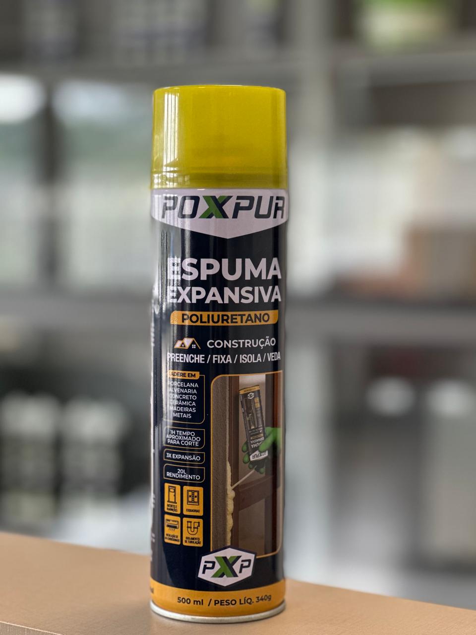 Espuma Expansiva Selante PU Poxpur Construcao Civil Isolamento Térmico e Acústico
