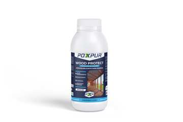 Impermeabilizante para Madeira Poxpur Wood Protect 1L (Caixa c/ 3un = 3LTS)