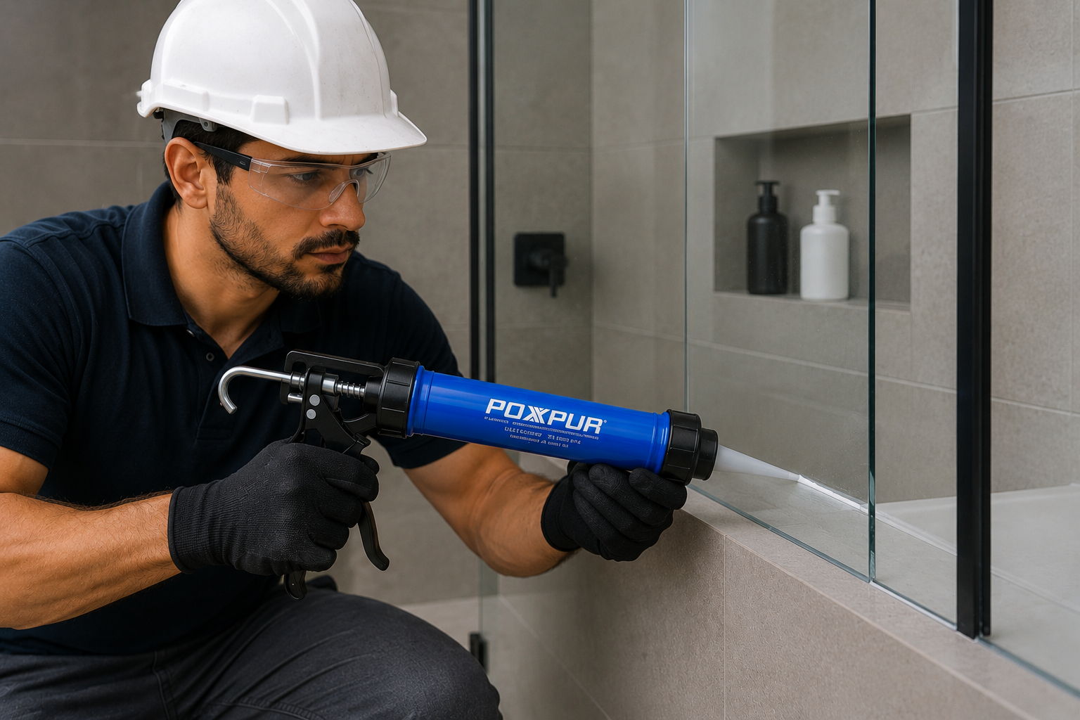 Pistola Aplicadora de Cartucho e Sachê - 600g, 800g, 870g Azul